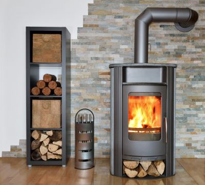 Wood Stove Pipe Installation