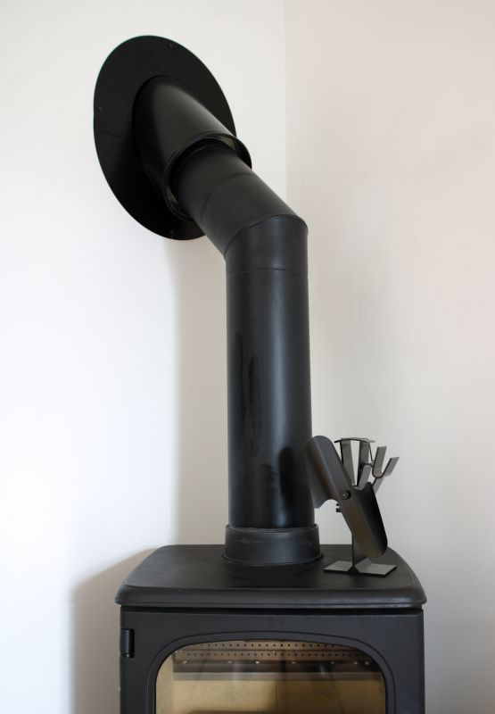 Wood Stove Pipe Installation