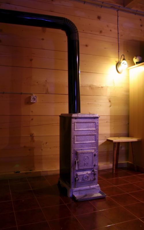 Wood Stove Pipe Installation